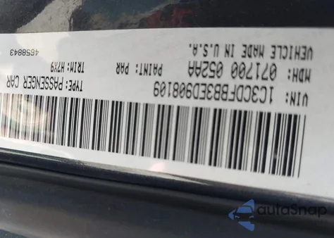 2014 Dodge Dart Sxt z USA, uszkodzony, nr VIN 1C3CDFBB3ED908109